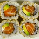 Hoso maki, tynn rull med nori utenpå